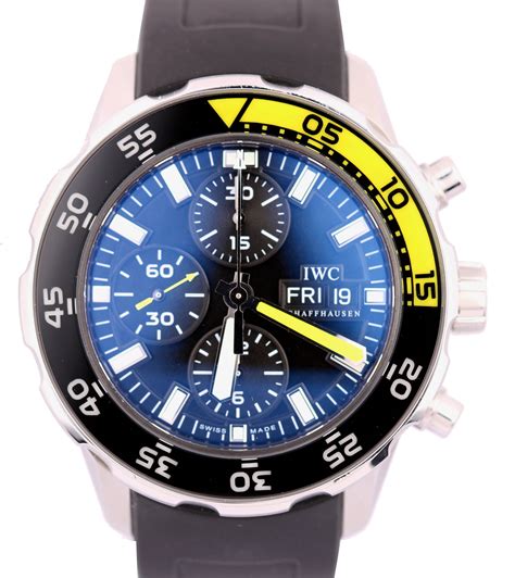 iwc aquatimer chronograph